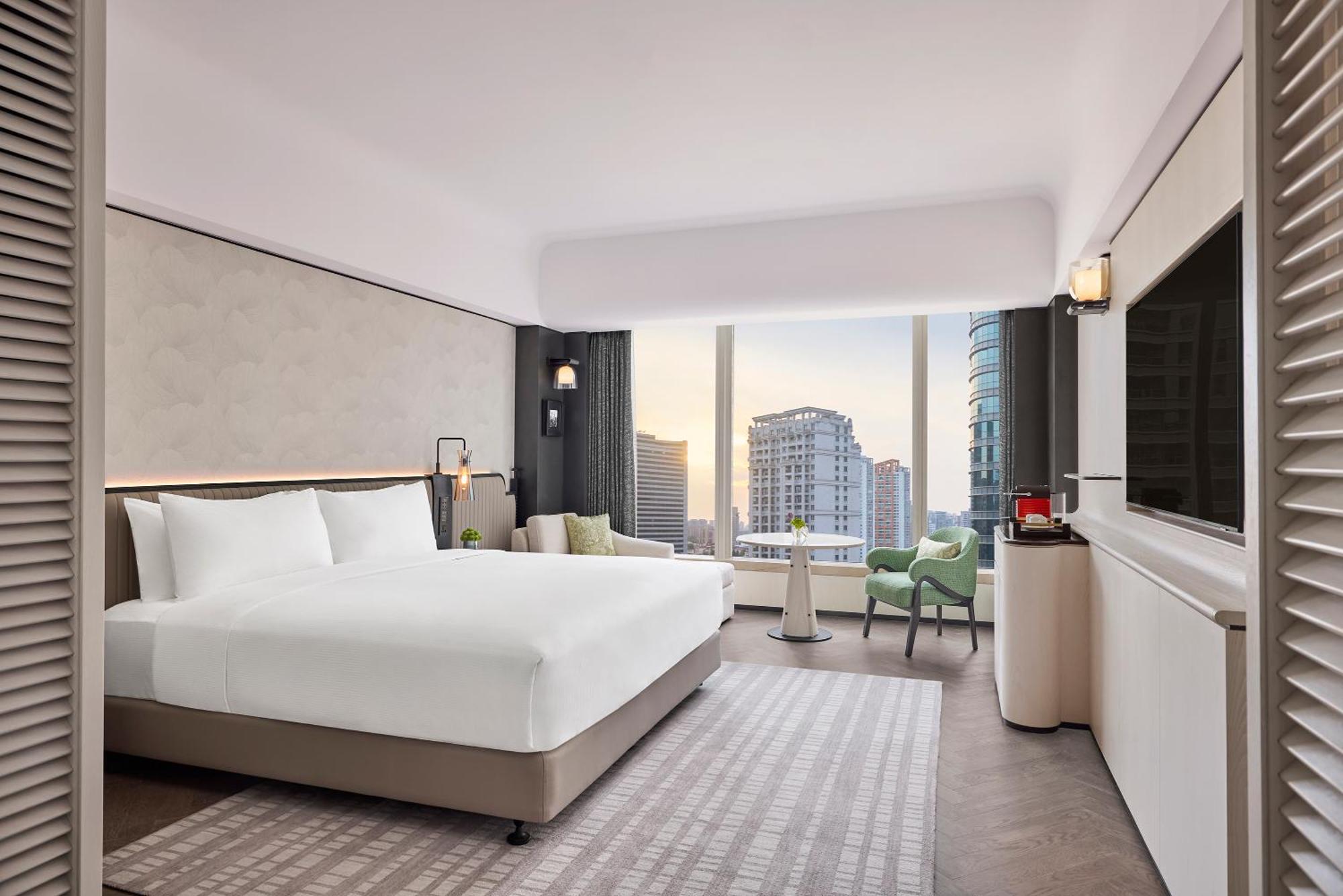 Hilton Shanghai City Center -Steps From Iconic Landmarks Wukang Mansion And Jing'An Temple ภายนอก รูปภาพ