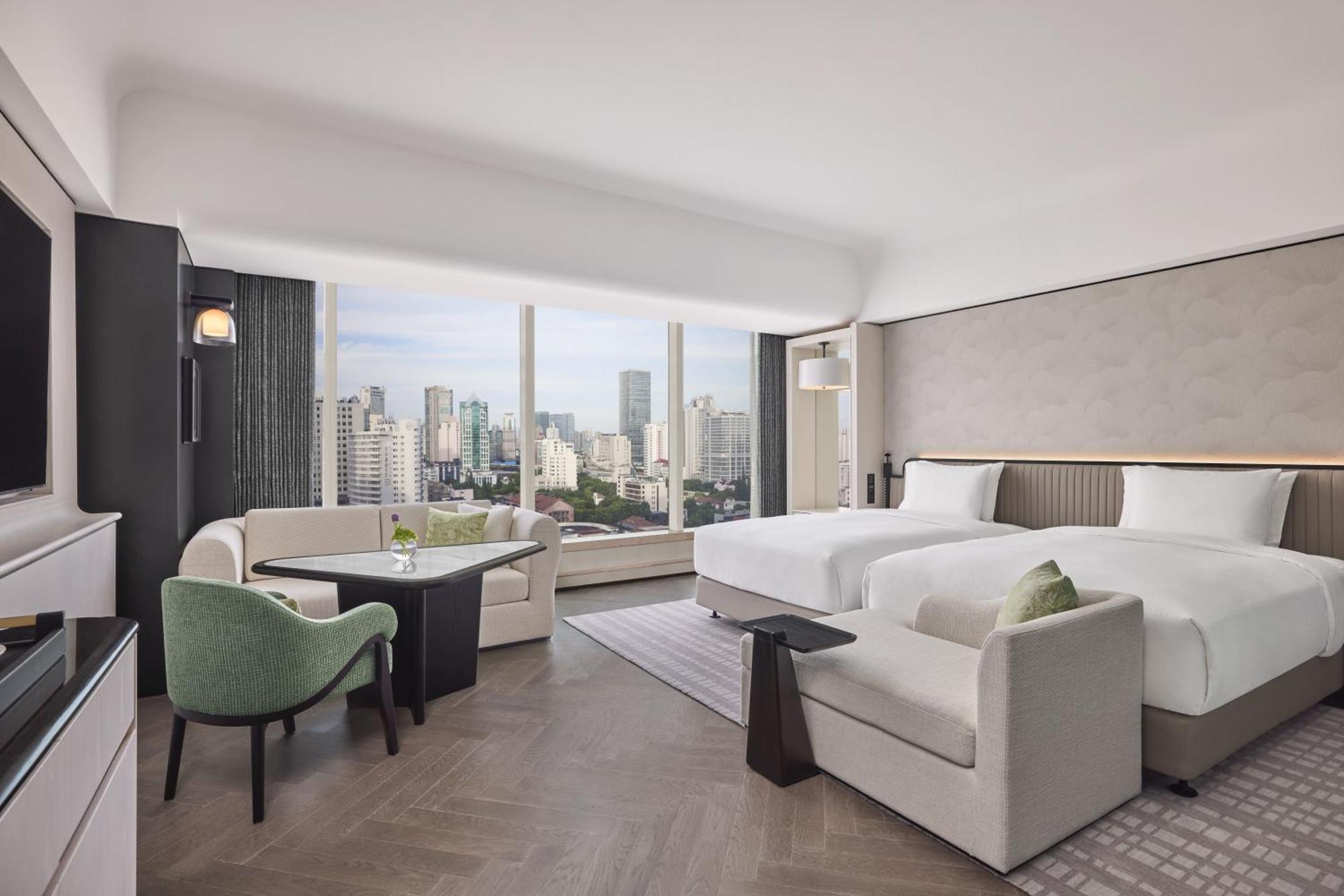 Hilton Shanghai City Center -Steps From Iconic Landmarks Wukang Mansion And Jing'An Temple ภายนอก รูปภาพ